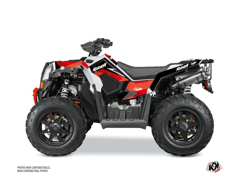 Kit graphique Quad Stage Polaris Scrambler 850-1000 XP Rouge | Polaris | Kutvek