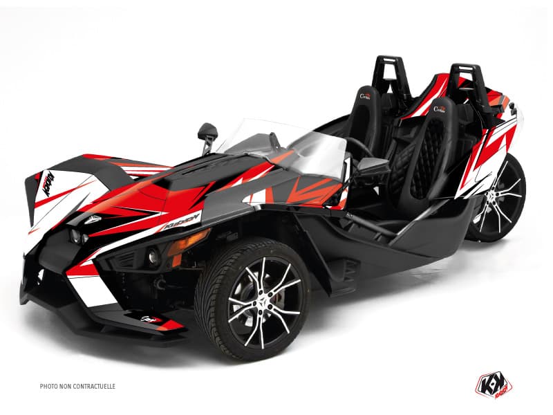 kit graphique stage rouge hybride polaris slingshot