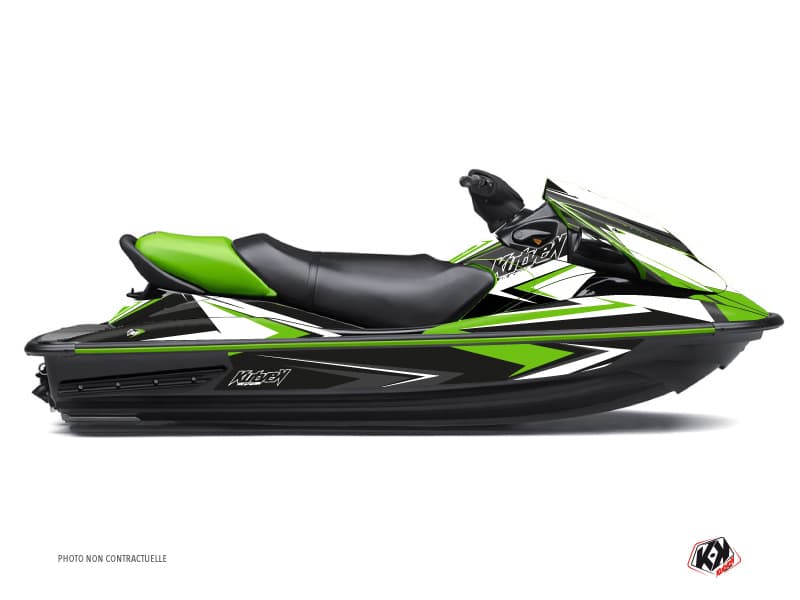 kit graphique jet-ski kawasaki stx 15 f stage vert