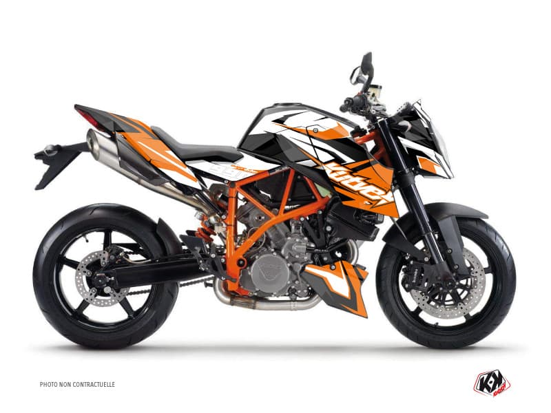 kit graphique moto ktm super duke 990 r stage orange