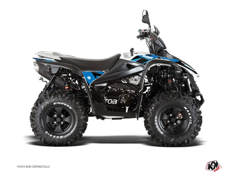 deko-set quad tgb target stage blau-schwarz