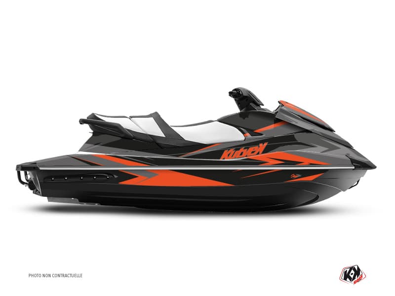 Kit graphique Jet-Ski Stage Yamaha VX Gris Orange