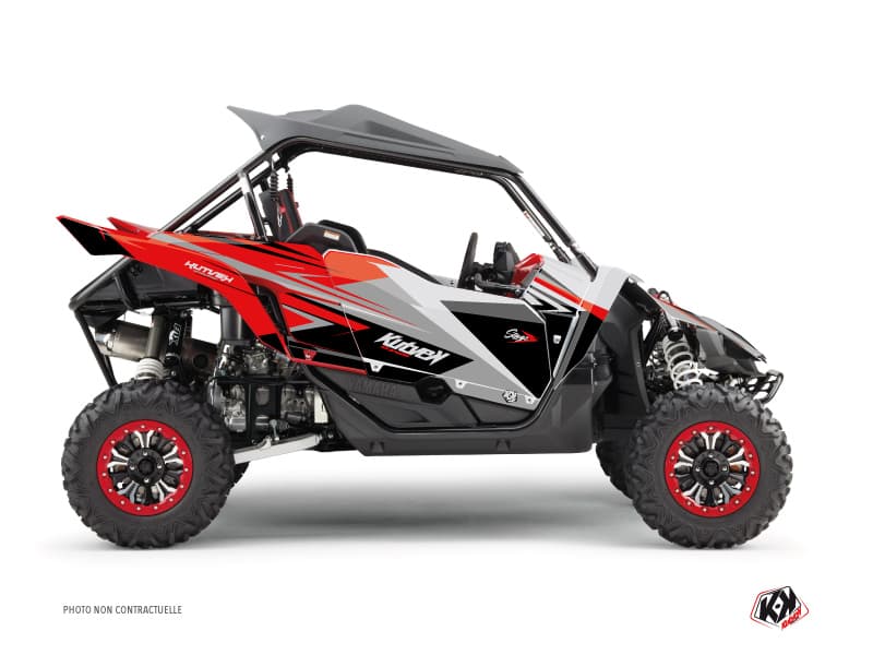 kit graphique ssv yamaha yxz 1000 r stage gris-rouge | Yamaha | Kutvek