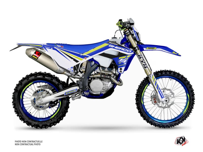 Graphic Kit Dirt Bike Stam Sherco SE / SEF Blue