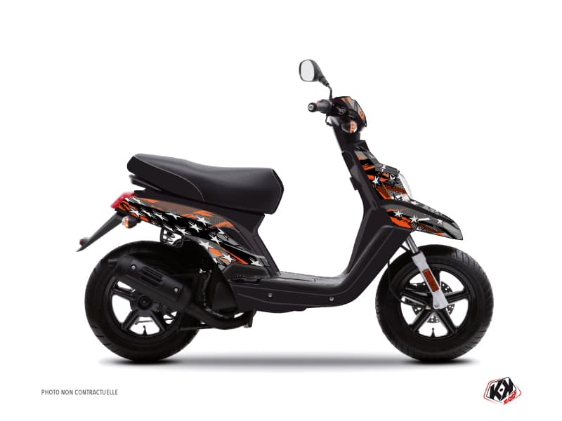 Kit graphique Scooter Stars MBK Booster Orange