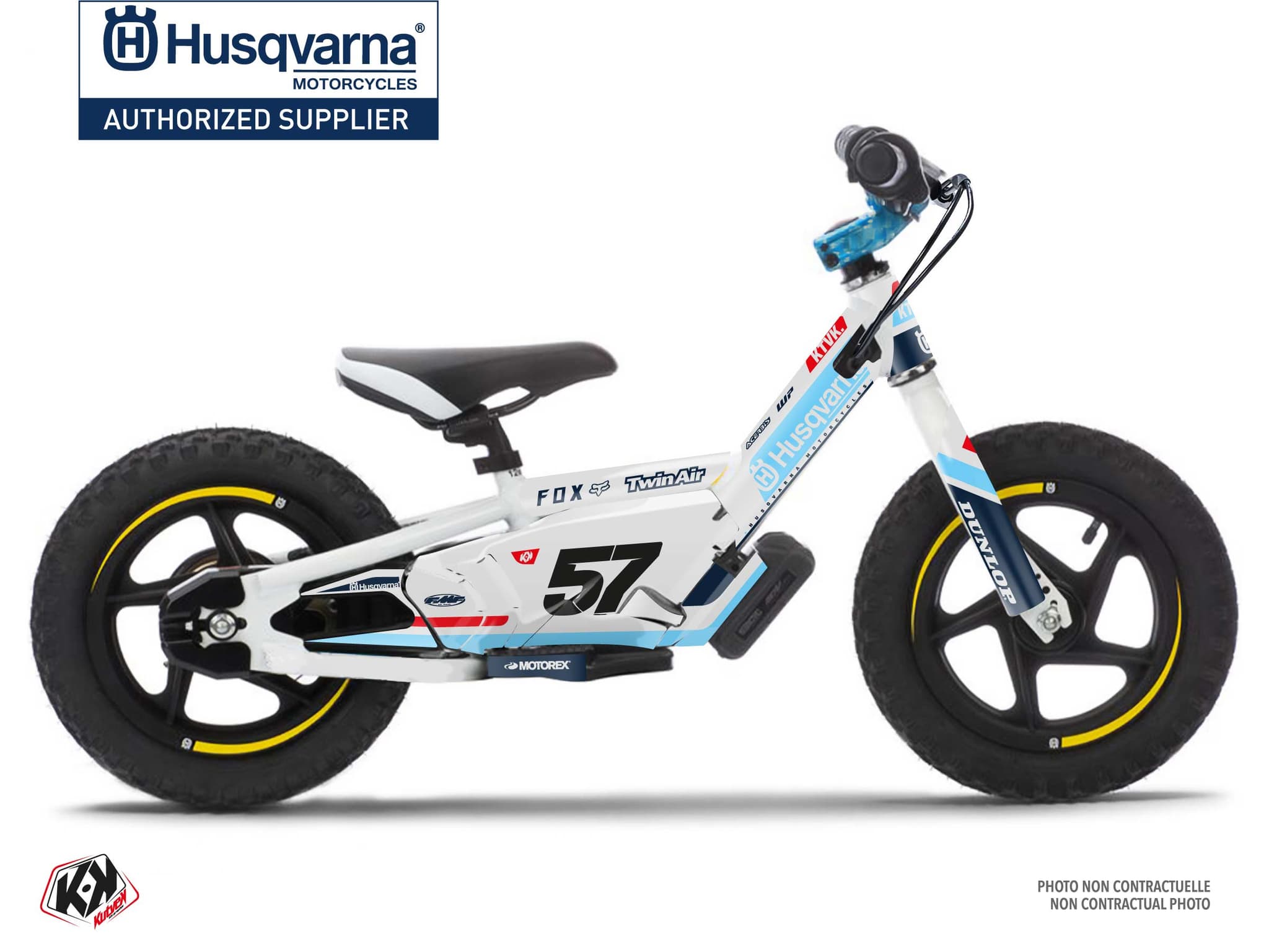 Balance Bike STACYC eDRIVE 12 START Blue graphic kit