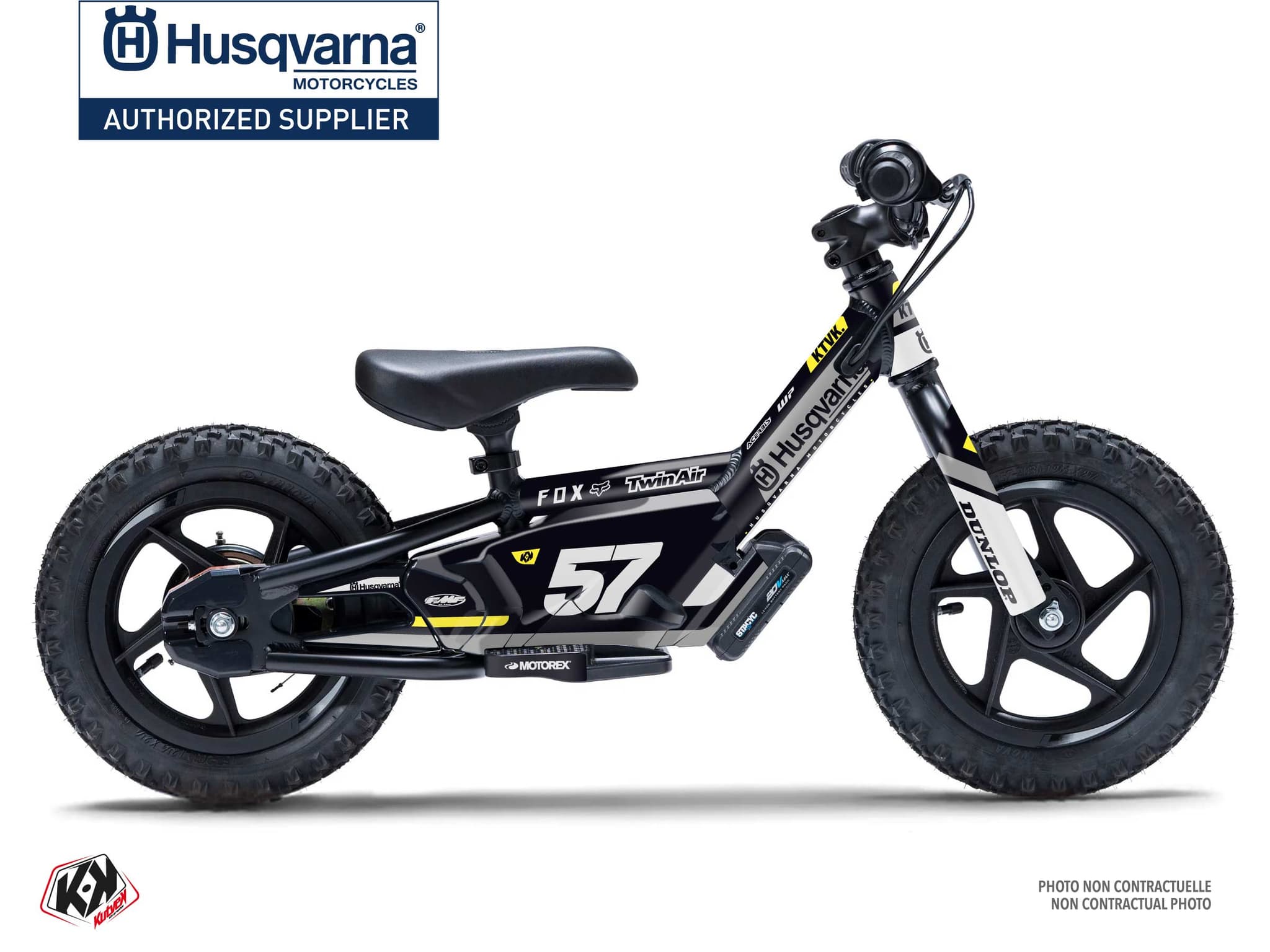 Balance Bike STACYC eDRIVE 12 START Yellow graphic kit