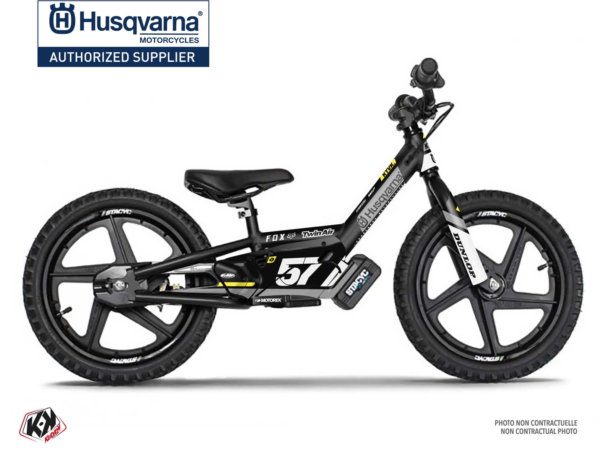 Balance Bike STACYC eDRIVE 16 START Yellow graphic kit