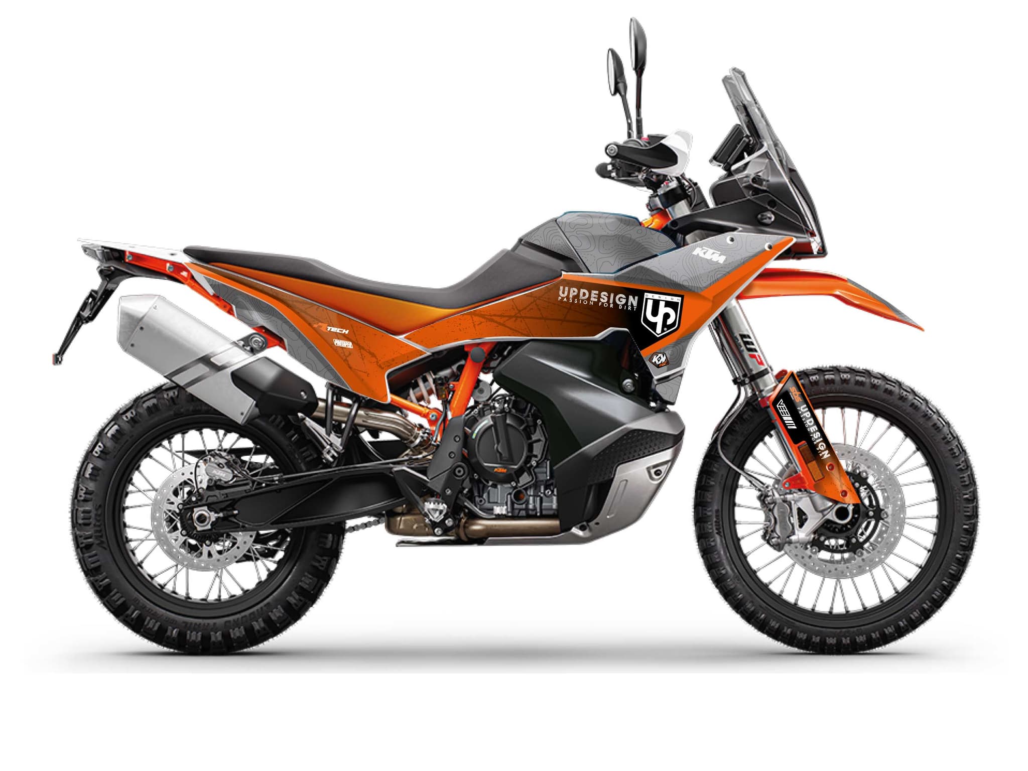 KTM Adventure 890 R Stone Orange Graphic Kit