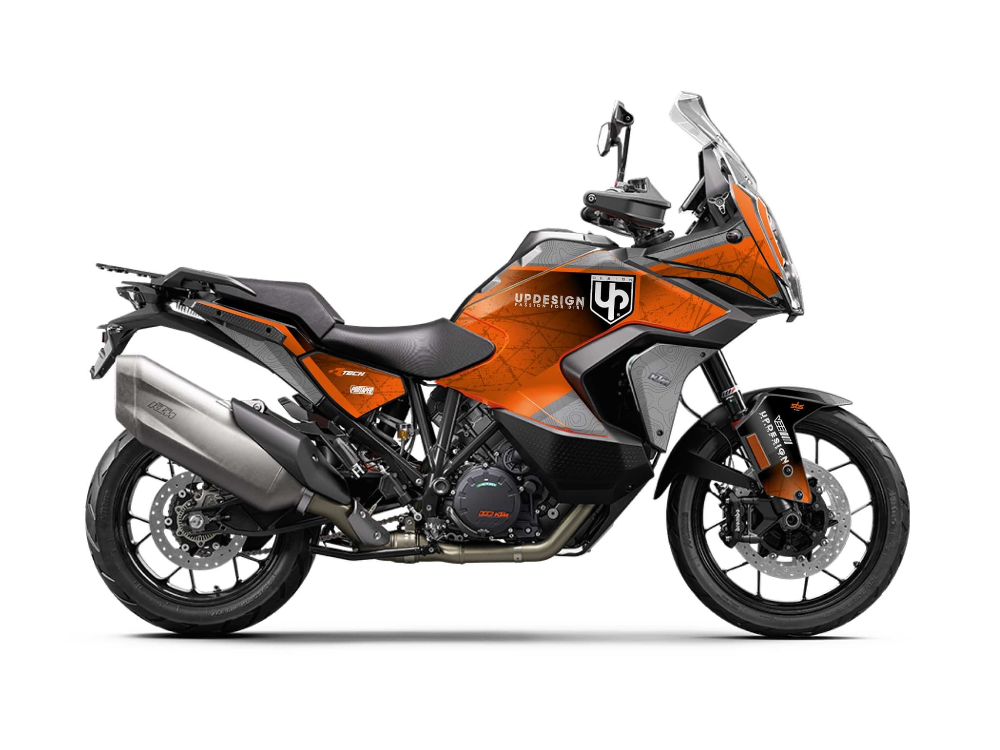 KTM Super Adventure 1290 S Stone Orange Graphic Kit