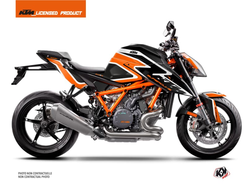 Kit graphique Moto Storm KTM Super Duke 1290 R Orange Noir