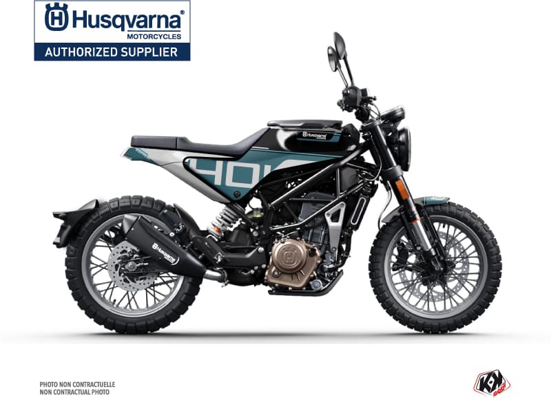 deko-set moto husqvarna svartpilen 401 straight blau-weiß