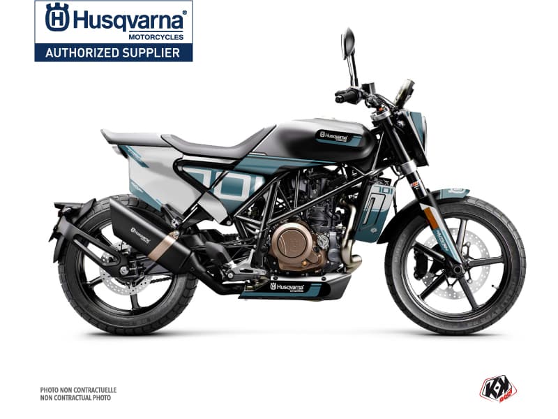 kit graphique moto husqvarna svartpilen 701 straight bleu-blanc