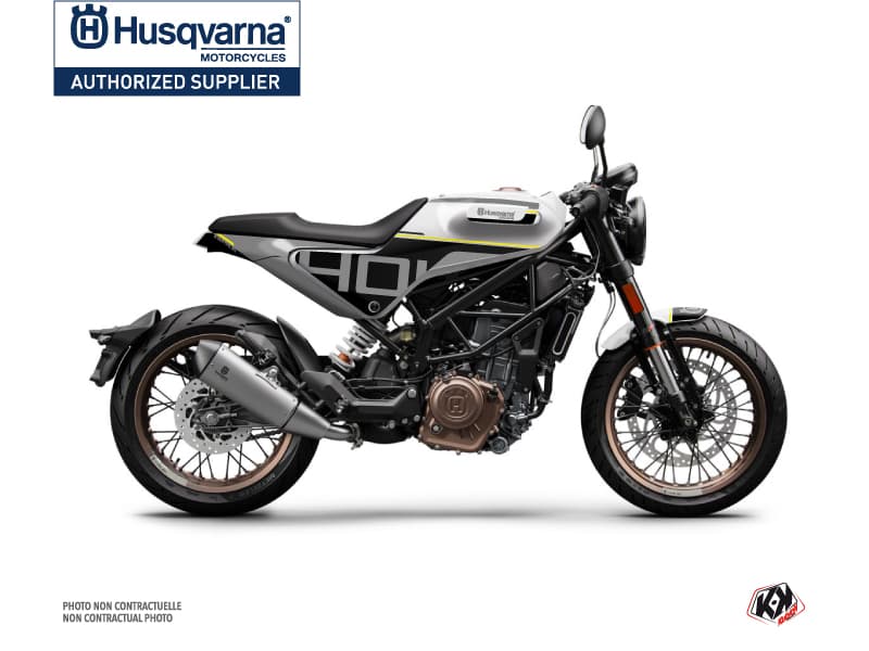 kit graphique moto husqvarna vitpilen 401 straight gris-noir