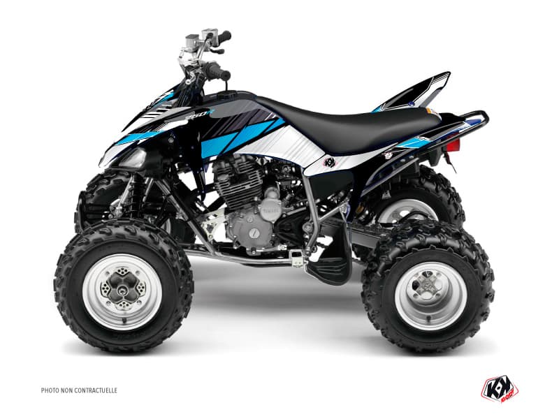 kit graphique quad yamaha raptor 250 stripe noir