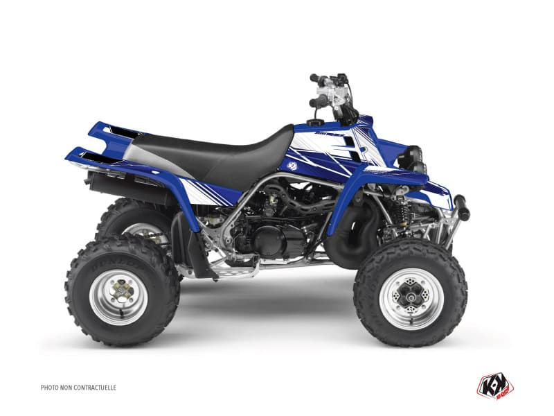 kit graphique quad yamaha banshee stripe bleu-nuit