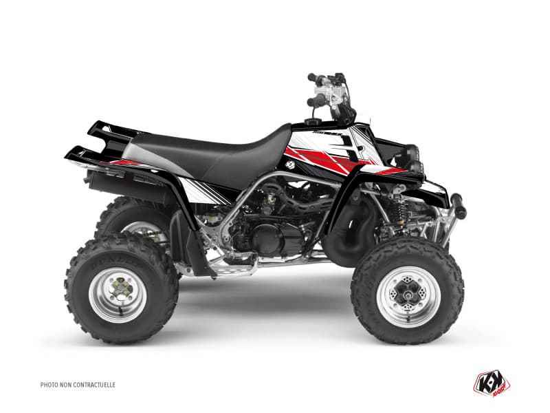 kit graphique quad yamaha banshee stripe rouge