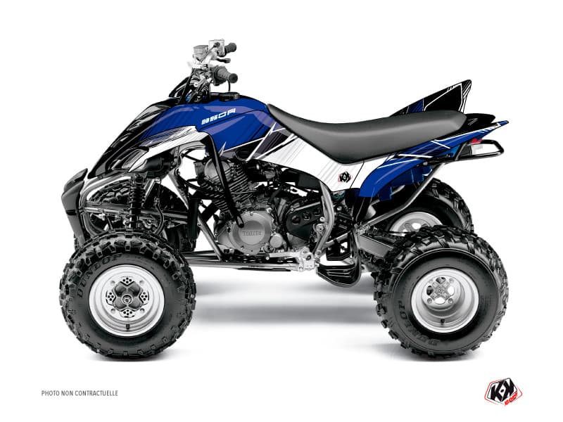 Kit graphique Quad Stripe Yamaha 350 Raptor Bleu | Yamaha | Kutvek