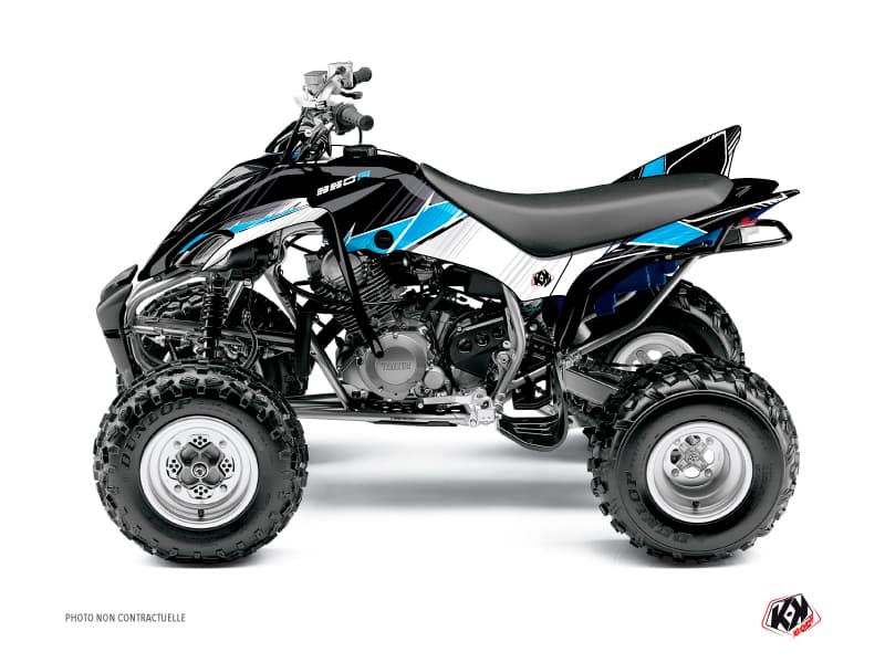 kit graphique quad yamaha raptor 350 stripe noir | Yamaha | Kutvek