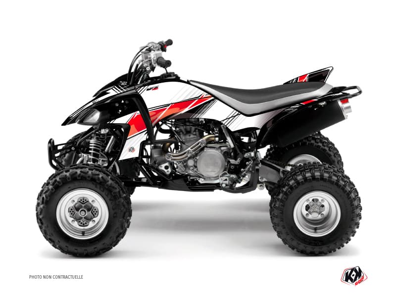 kit graphique quad yamaha yfz 450 stripe rouge | Yamaha | Kutvek