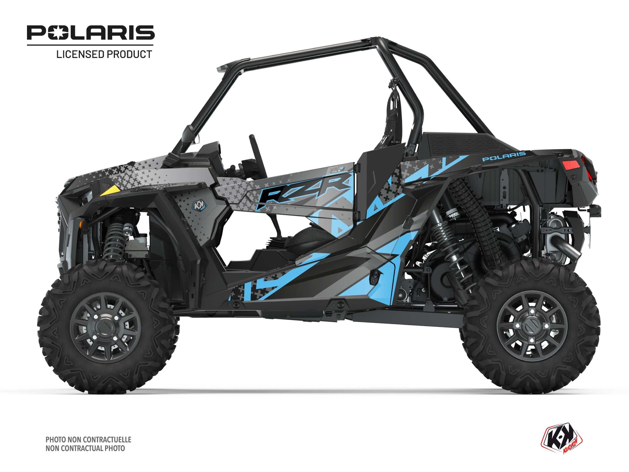 Kit graphique SSV Stun Polaris RZR XP 1000 Bleu