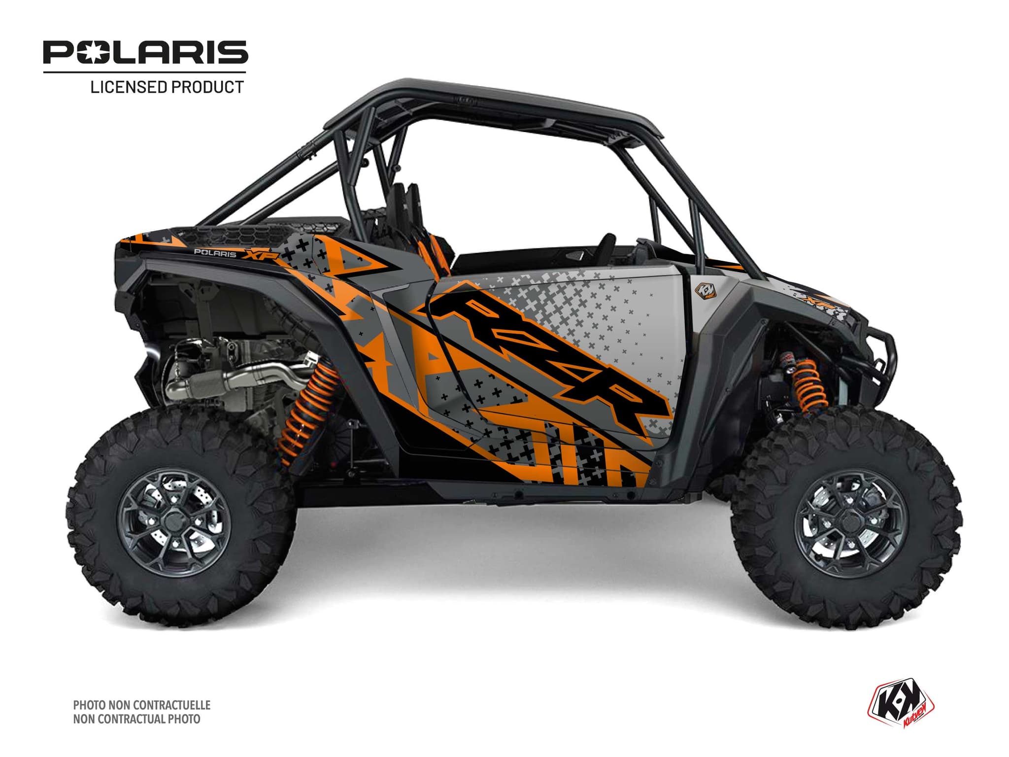 kit graphique ssv polaris rzr xp stun orange