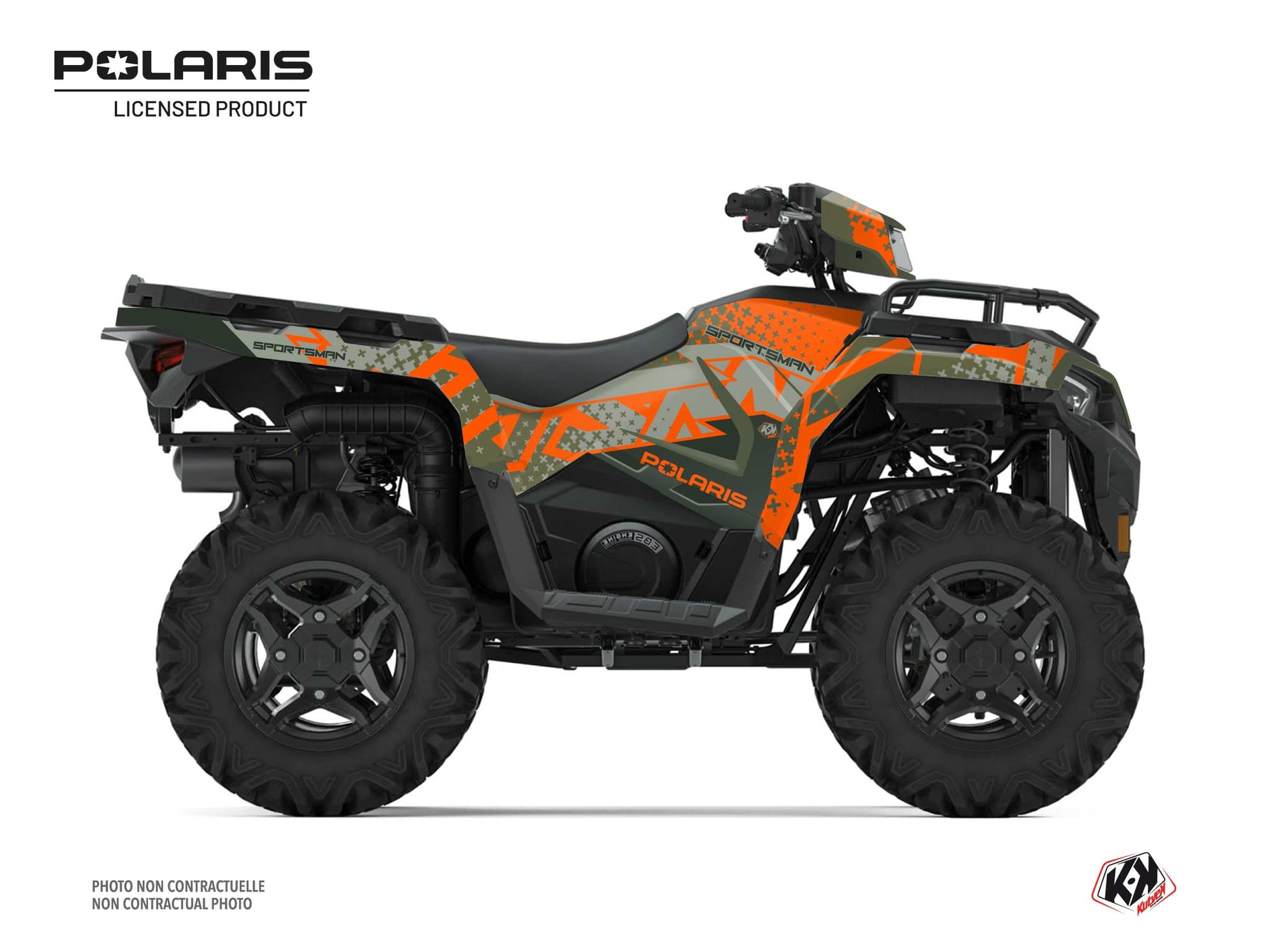 kit graphique quad polaris sportsman 570 forest stun orange | Polaris | Kutvek
