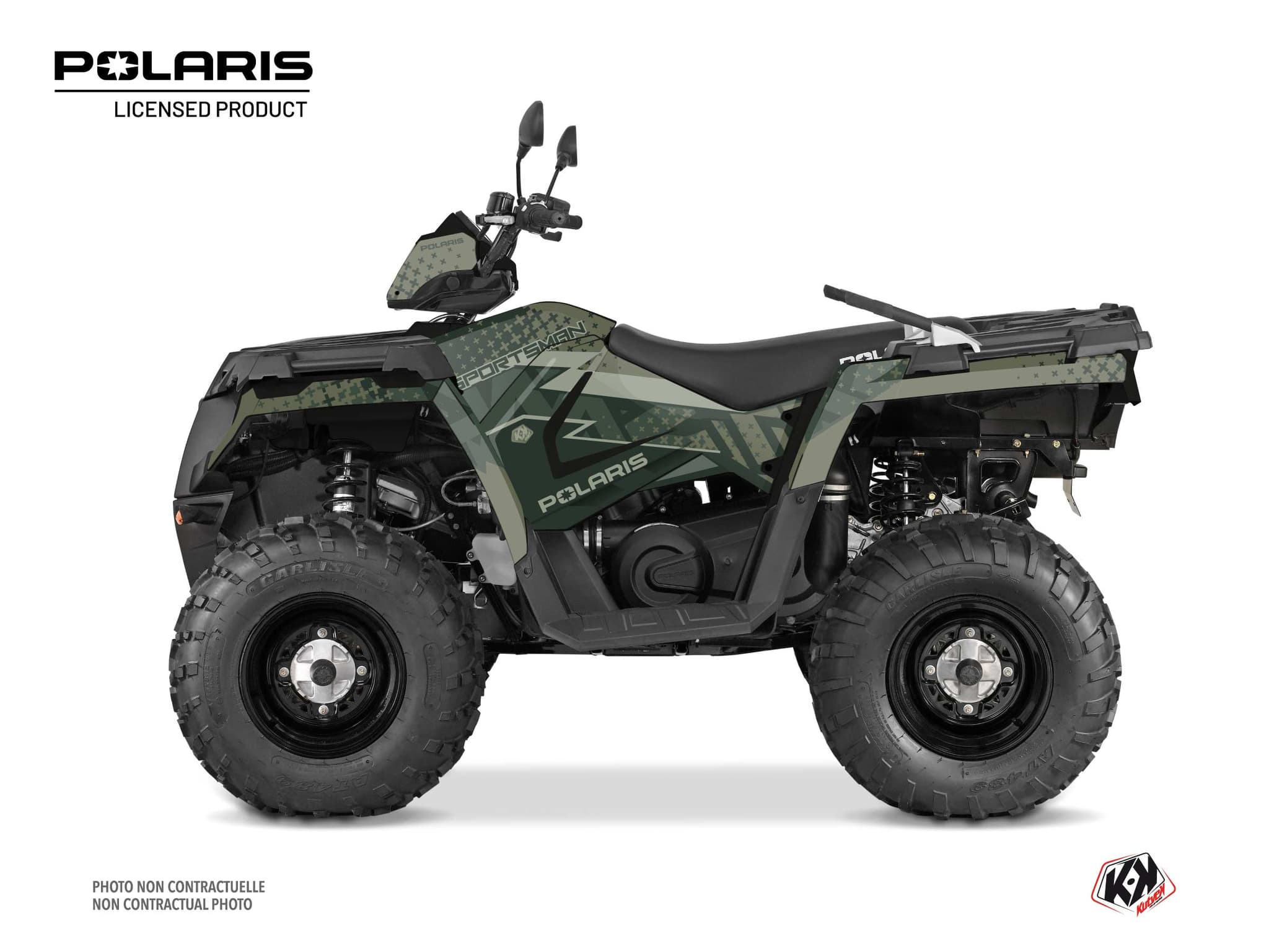 kit graphique quad polaris sportsman 570 touring stun vert
