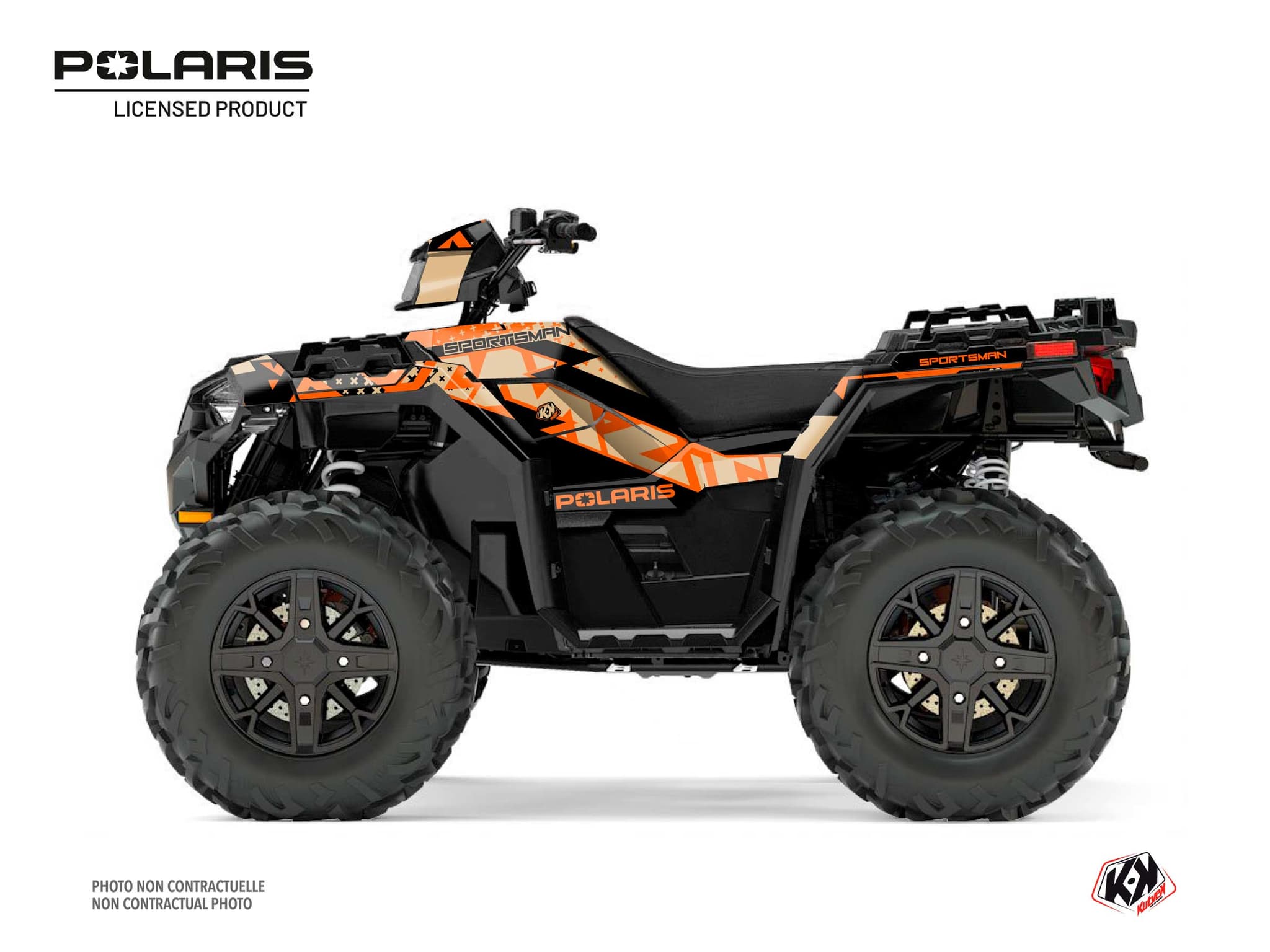 kit graphique quad polaris sportsman 850 stun sable