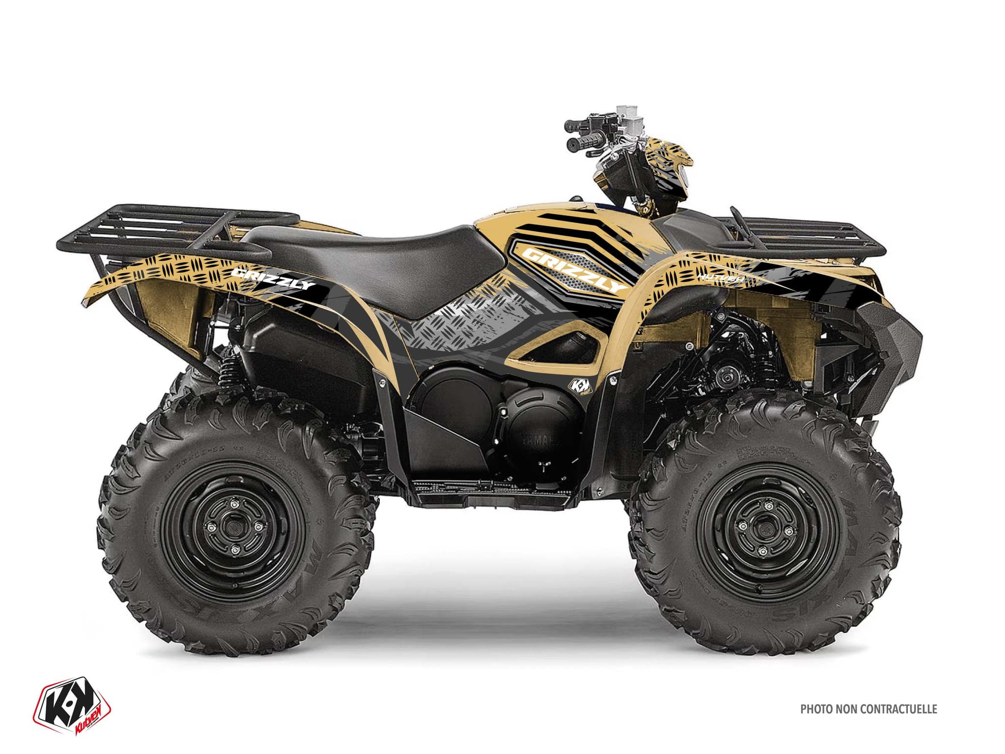 kit graphique quad yamaha grizzly 708 sturdy sable