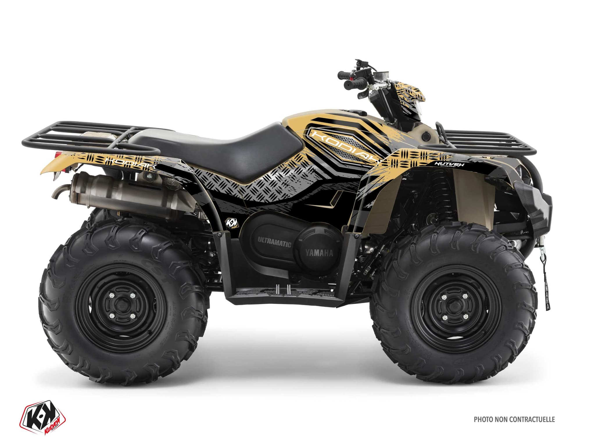 kit graphique quad yamaha kodiak 450 sturdy sable
