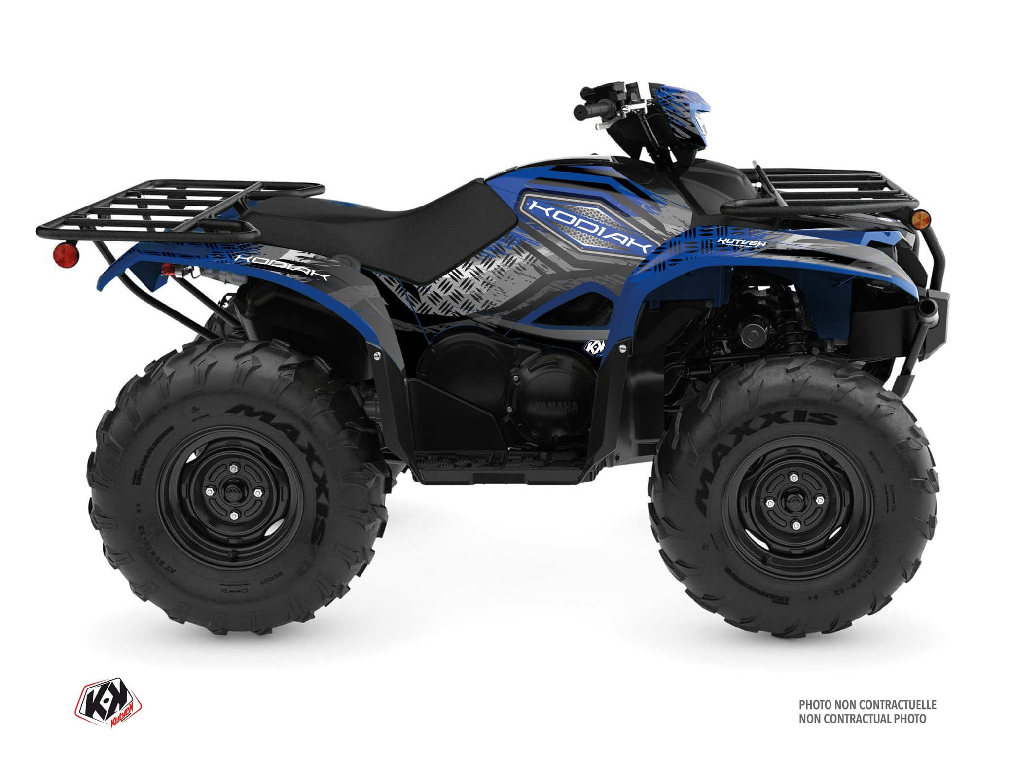 kit graphique quad yamaha kodiak 700 sturdy bleu