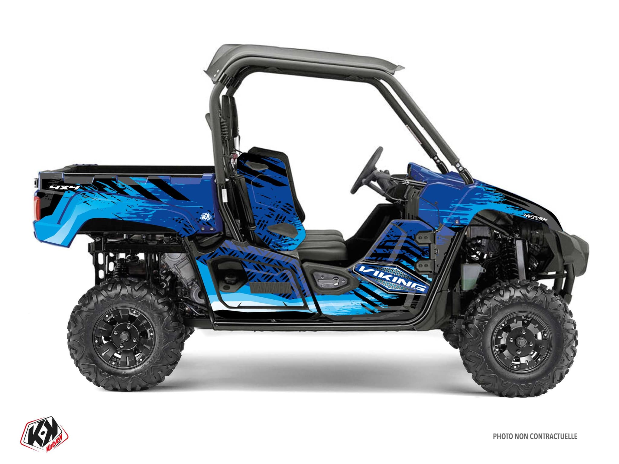 kit graphique ssv yamaha viking sturdy bleu