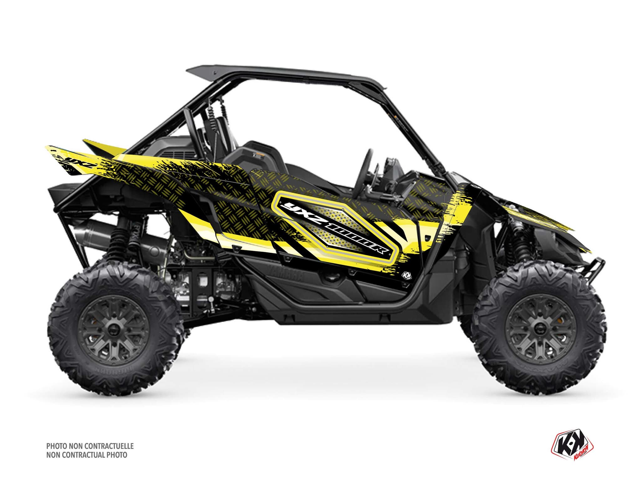 kit graphique ssv yamaha yxz 1000 r sturdy noir-jaune