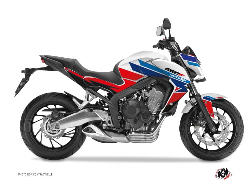Kit graphique Moto Swift Honda CB 650 F Rouge Bleu