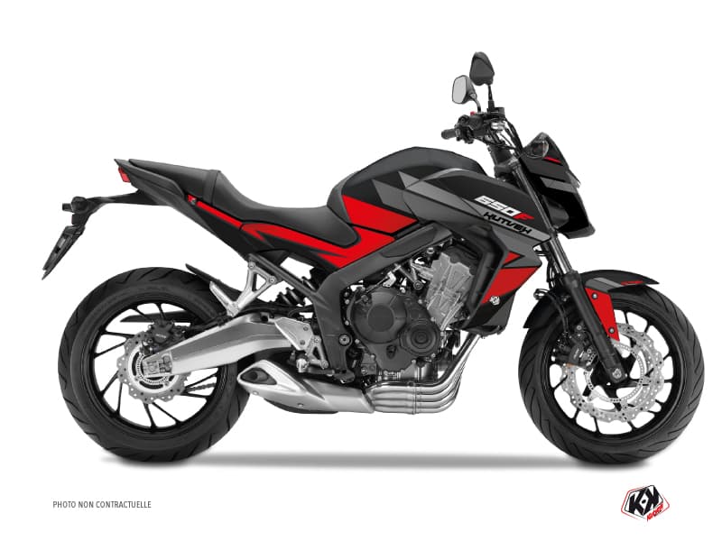 Kit graphique Moto Swift Honda CB 650 F Rouge Noir