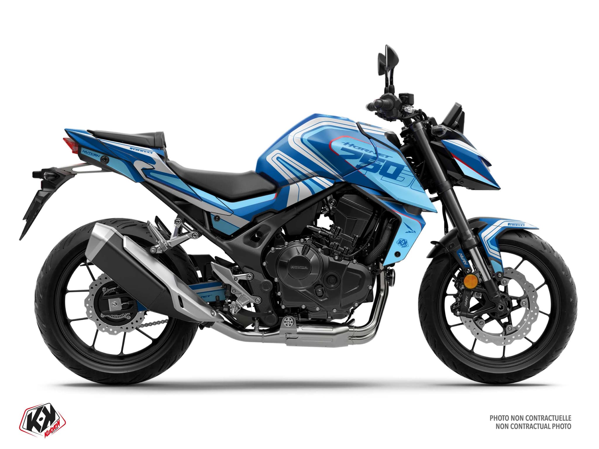 Street Bike HONDA CB 750 HORNET SWISH Blue graphic kit