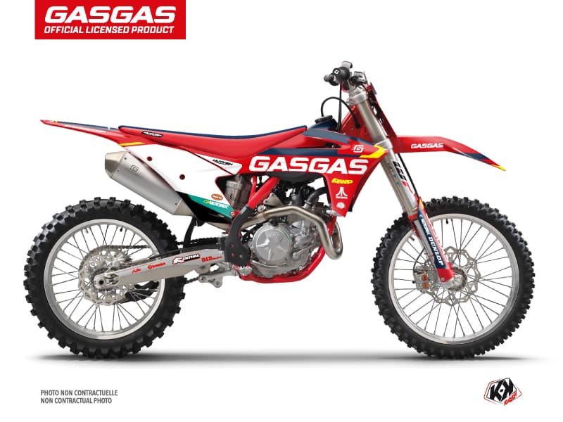 deko-set moto-cross gasgas ex 300 sx-k21 rot