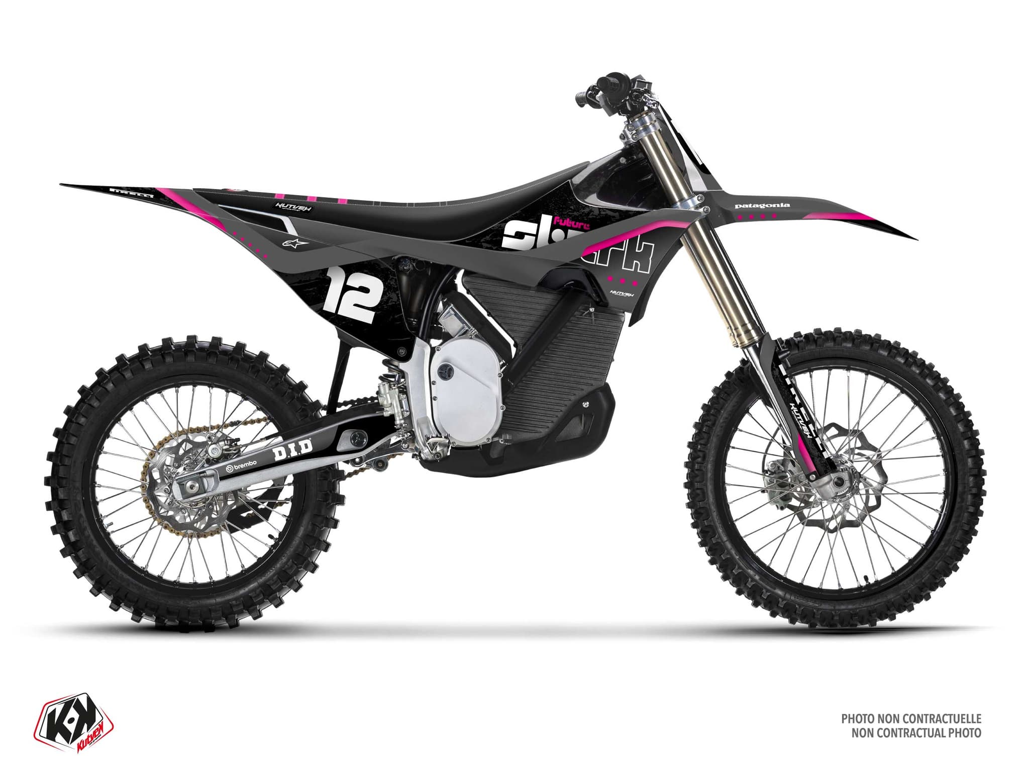Graphic Kit Synapse Grey Dirt Bike Stark Future Varg