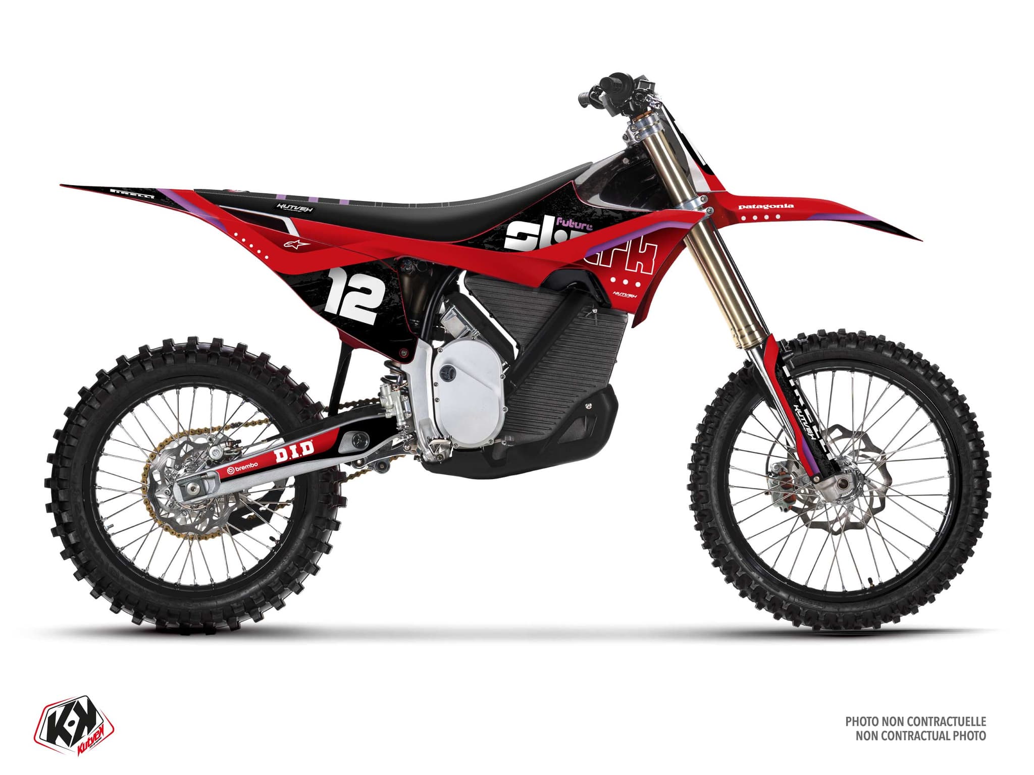 Graphic Kit Synapse Red Dirt Bike Stark Future Varg