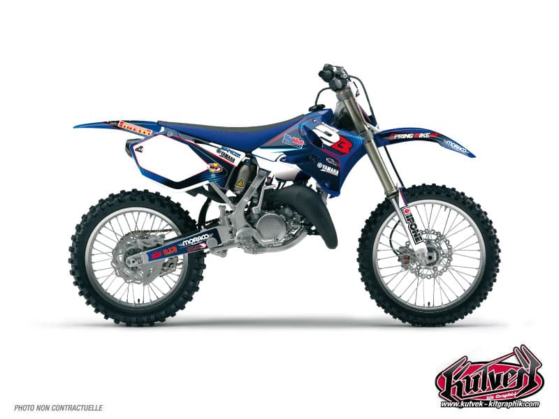 Yamaha 125 YZ Dirt Bike Replica Team 2b Graphic Kit 2011 | 125 YZ | Kutvek