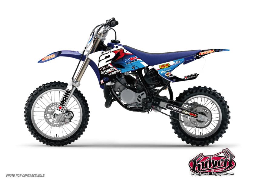 kit graphique motocross replica team 2b yamaha 85 yz 2012