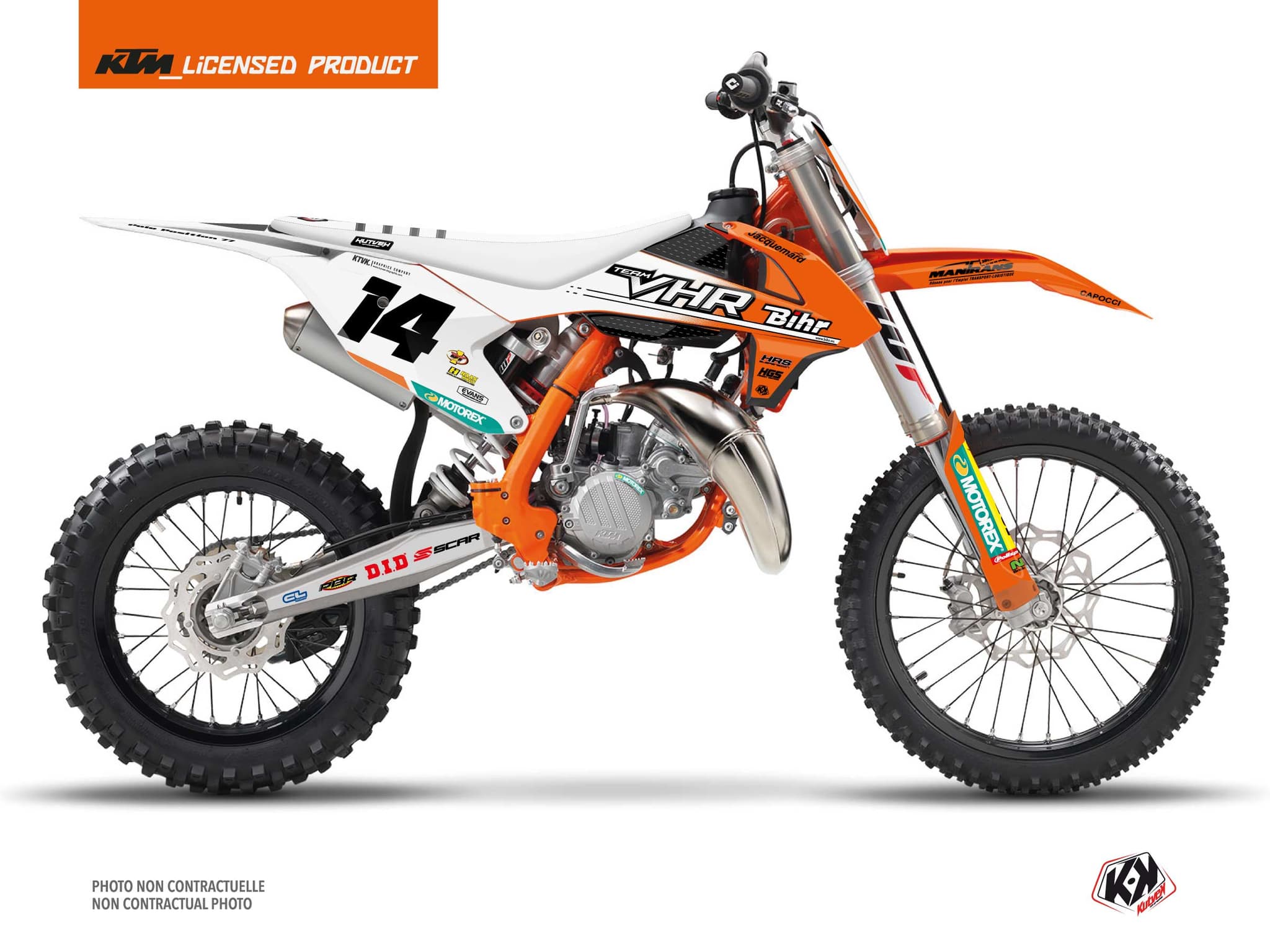 deko-set moto-cross replica team vhr k22 ktm 85 sx