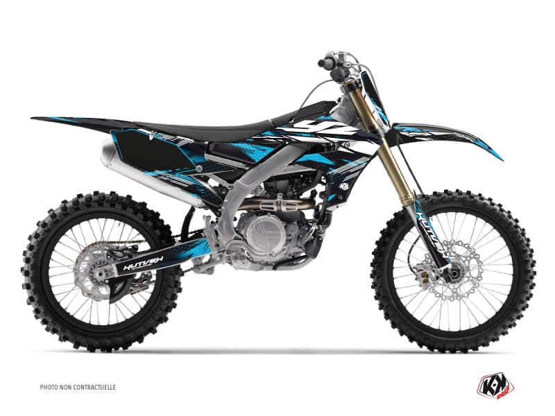 Yamaha 250 YZF Dirt Bike Techno Graphic Kit Blue | 250 YZF | Kutvek