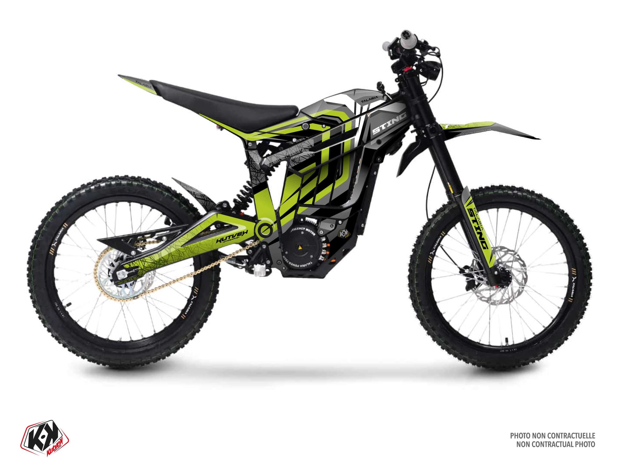 Talaria Sting Thunder Green Dirt Bike Graphic Kit