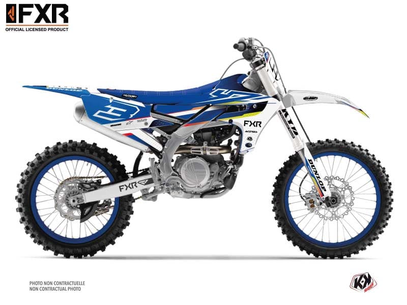 Kit graphique Moto Cross Tilt Yamaha 450 YZF Blanc