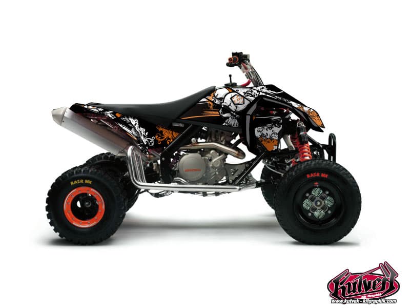 kit graphique quad ktm sx 450 trash noir-orange | KTM | Kutvek