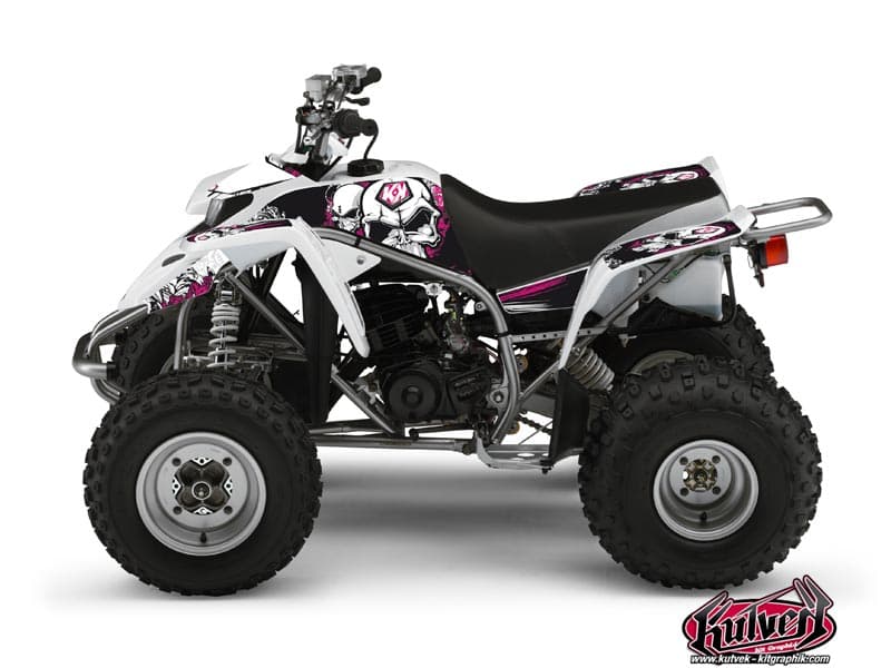 kit graphique quad yamaha blaster 200 trash noir-rose | Yamaha | Kutvek