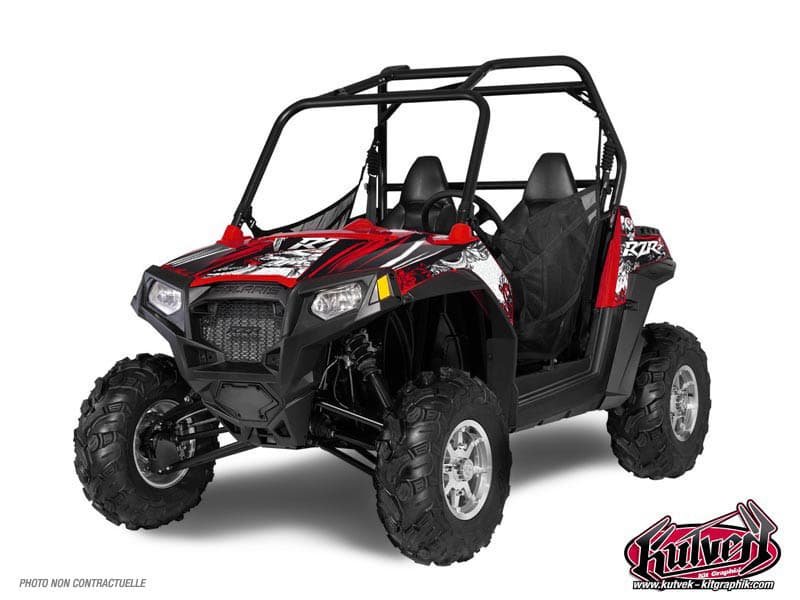 Kit graphique SSV Trash Polaris RZR 900 XP Noir Rouge