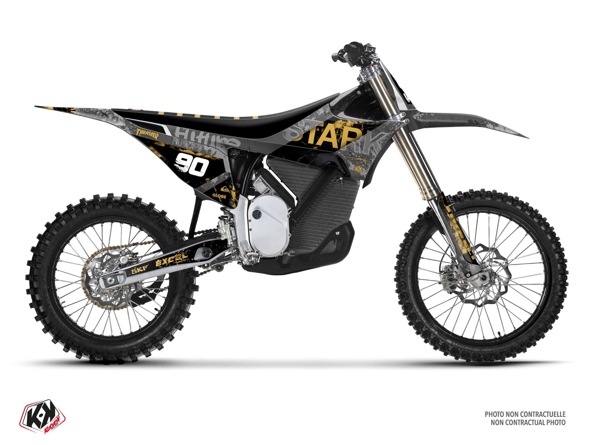Graphic Kit Varial Grey Dirt Bike Stark Future Varg